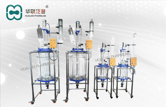 reaktor 10L 50L 100L Mantelglasin fine chemischer Biopharmaceutical/Mantelglasreaktor
